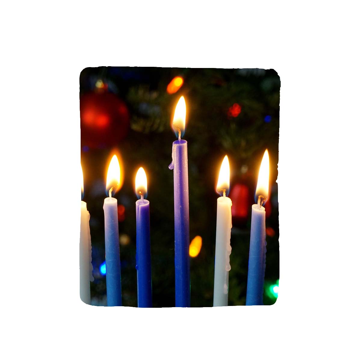 CottonFruit Candles Hanukkah 30x60 Beach Towel 50x60 Blanket Cottonfruit candles hanukkah 30x60 beach towel 50x60 blanket